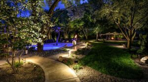 Backyard Lighting in Kansas City