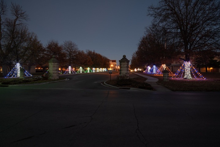 Christmas lights in Kansas City