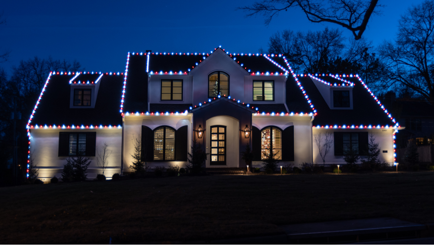 Christmas lights in Kansas Cit