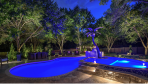 If you have a pool at your home, you know how critical it is to have it surrounded by beautiful outdoor lighting in Kansas City. With the right lighting, pool hours don’t have to be over once it is dark outside. One of the many benefits of owning a private pool is you can use it whenever you want and being limited by sunlight shouldn’t be a problem. Here is a list of the many benefits of enhancing your pool area with outdoor lights in Kansas City.